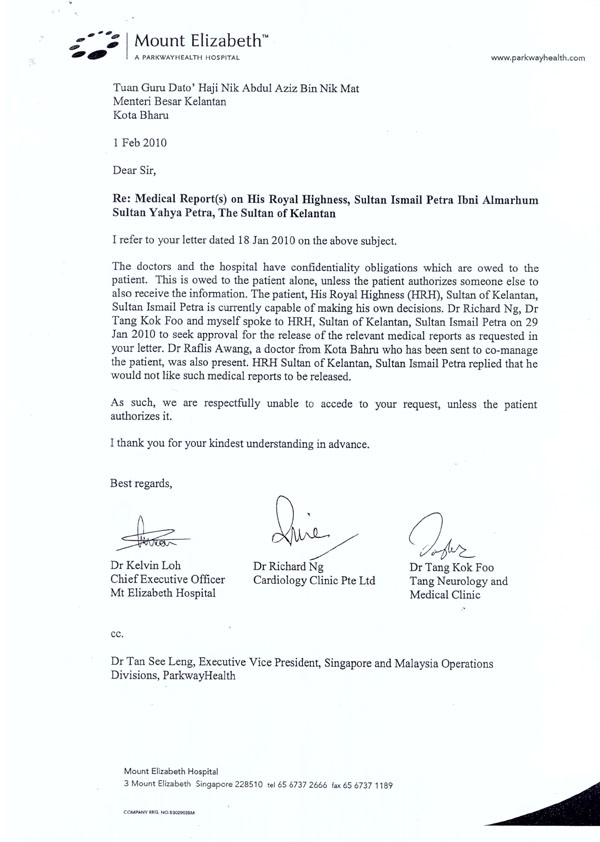 Surat Rasmi Jemputan Menteri Besar - Rasmi Sub